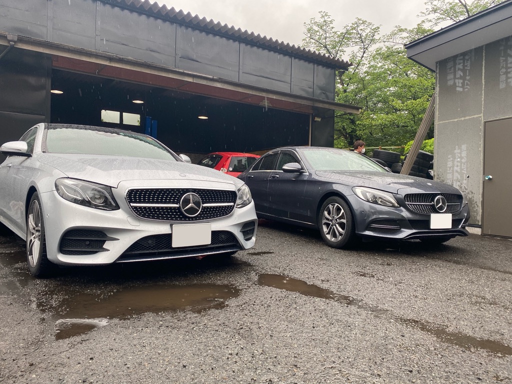 ベンツEクラス（W213）とCクラス（W205）へダイヤモンドグリル取付 - 自動車整備専門 東京・町田ガレージェント